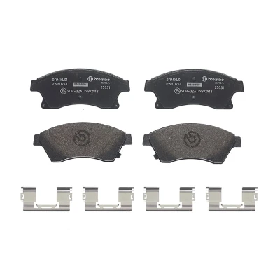 Abbildung von BREMBO P 59 076X Bremsbelagsatz mit akustischer Verschleißwarnung Anti Quietsch Blech Zubehör OPEL: Astra J Sports Tourer, Zafira C Tourer