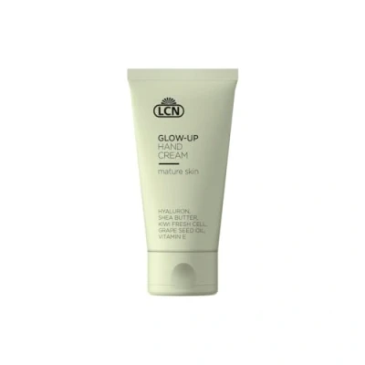 Abbildung von LCN Glow Up Hand Cream 50ml feuchtigkeitsspendend, Traubenkernöl, Hyaluronsäure