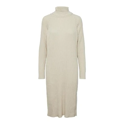 Abbildung von YAS MIDI Rollneck S NOOS Strickkleid, Damen, Größe: Large, Birch