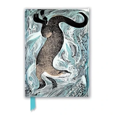 Abbildung von Angela Harding. Fishing Otter (Foiled Journal) (Flame Tree Notebooks): Unser hochwertiges, liniertes Blankbook mit festem, künstlerisch geprägtem ... Notizbuch DIN A 5 Magnetverschluss)