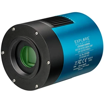 Abbildung von Explore Scientific Deep Sky Astro Farb Kamera 16MP USB 3.0 mit Panasonic CMOS Sensor und aktiver Kühlung