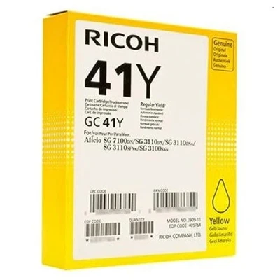 Abbildung von Ricoh GC 41Y (405764) Gelb Druckerpatrone