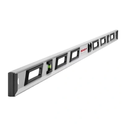 Abbildung von SOLA 1713601 HPL3180 Präzisionswasserwaage HPL 3 180 Länge 1800 mm, Silber/Schwarz