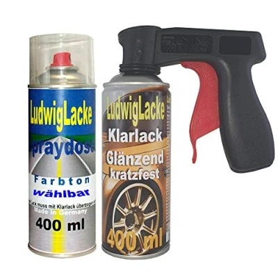 Abbildung von Ludwig Lacke Spray Set für VW Jadegruen LN6V + Griff