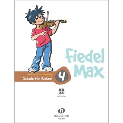 Abbildung von The title should be: Fiedel Max Schule für Violine, Band 4 inklusivec Audio Download.