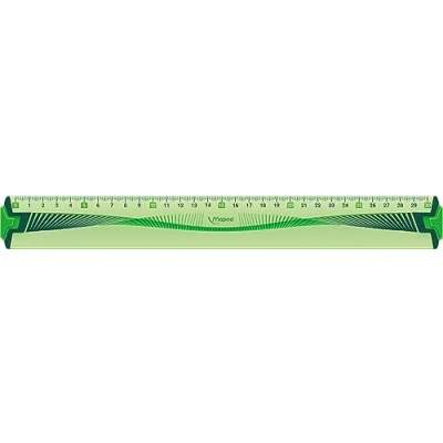 Abbildung von Maped 34502 stossfestes Lineal FLEX, 30 cm blau, grün