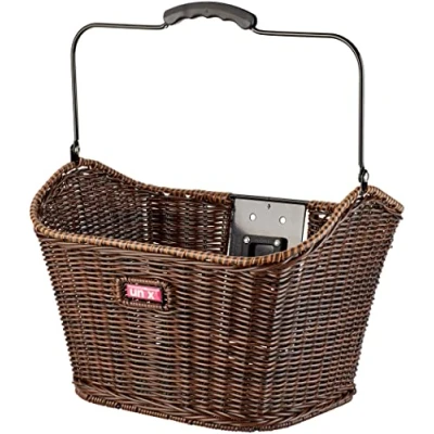 Abbildung von KlickFix Vorderradkorb 2128052720 Vorderradkorb, braun, 40 x 33 25 cm