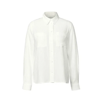 Abbildung von CECIL Damen B345576 Strukturbluse, Vanilla White, L