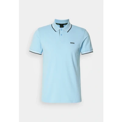 Abbildung von BOSS PAUL Poloshirt, Herren, Größe: XXL, Light pastel blue