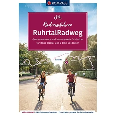 Abbildung von KOMPASS Radreiseführer RuhrtalRadweg: von Winterberg bis Duisburg 230 km, mit Extra Tourenkarte, Reiseführer und exakter Streckenbeschreibung