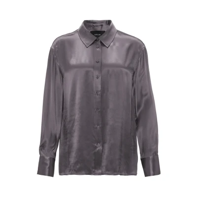 Abbildung von Opus Fenzy Hemdbluse, Damen, Größe: 36, Graphite glaze