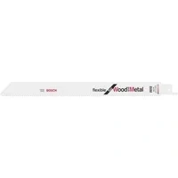 Abbildung von Bosch Accessories Professional 100 Stück Säbelsägeblatt S 1122 HF Flexible for Wood and Metal (Länge 225 mm, Zubehör Säbelsäge)