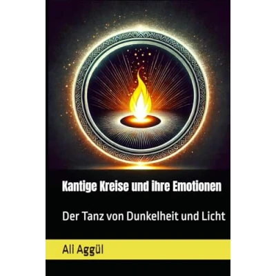 Abbildung von Kantige Kreise und ihre Emotionen: Der Tanz von Dunkelheit Licht