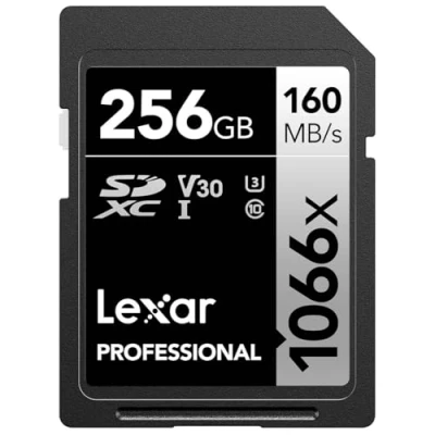 Abbildung von Lexar Professional 1066x SILVER 256GB SDXC