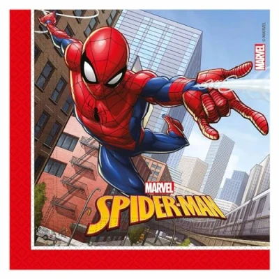 Abbildung von Spiderman Servietten Crime Fighter 33x33cm 20 Stück
