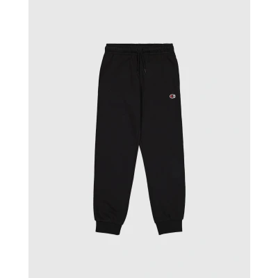Abbildung von Champion Icons CUFF Pants Contrast LOGO Unisex Jogginghose für Kinder, Größe: 150/155, New black
