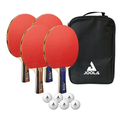 Abbildung von Joola Tischtennisschläger &quot;TT Set Family Advanced&quot;, (Set, mit Bällen Schlägerhülle)