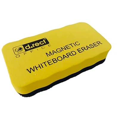 Abbildung von D.RECT 800140 Whiteboard Schwamm EVA Magnetisch Magnettafel Reiniger Löscher Radierer Wischer mit starkem Magneten für Trockenreinigung Ihres White Boards