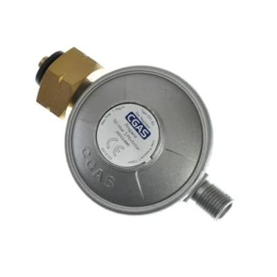 Abbildung von HENDI Druckregler 50 mBar, geeignet für Propan und Butan, zur Verwendung mit Gasgrills Hockerkocher, 107x64x(H)44mm