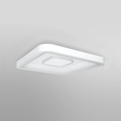 Abbildung von LEDVANCE ORBIS RUMOUR SMART+ WiFi Leuchte, Ø 50cm, dimmbare runde LED Deckenleuchte für den Innenbereich, 32W, Farbtemperatur von 2700 6500K, 3300 Lumen, 2 RGB Modul, Design Leuchte,weiß