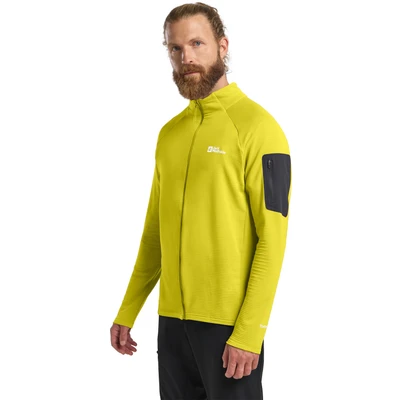 Abbildung von Jack Wolfskin Prelight Trainingsjacke, Herren, Größe: Medium, Chartreuse