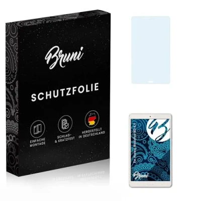 Abbildung von Bruni Schutzfolie kompatibel mit Huawei MediaPad M3 8.4 Folie, glasklare Displayschutzfolie (2X)
