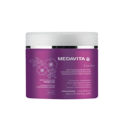 Abbildung von Medavita Luxviva Post Color Mask 500 ml Maske für coloriertes Haar