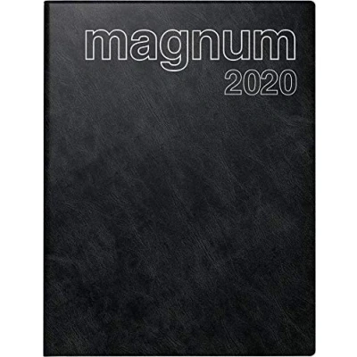 Abbildung von rido/idé Baier &amp; Schneider 702704290 Buchkalender magnum (2 Seiten = 1 Woche, 183 x 240 mm, Schaumfolien Einband Catana, Kalendarium 2020) schwarz