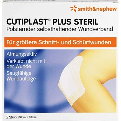 Abbildung von Cutiplast Plus steril 7,8x10 cm Verband