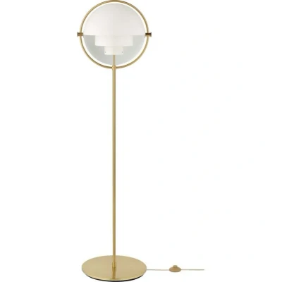 Abbildung von GUBI Stehleuchte Multi Lite, Höhe 148 cm, messing/weiß