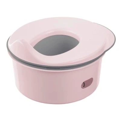 Abbildung von keeeper Babytopf deluxe 3in1, Töpfchen + Toilettensitz Hocker, 30 x 34 18,5 cm, Miro Pure, Pink (Nordic Pink)