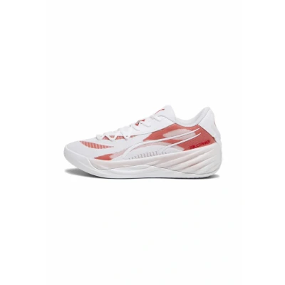 Abbildung von Puma Nitro TEAM Basketballschuh, Größe: 41, White for all time red Kunststoff/textil