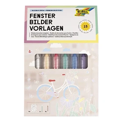 Abbildung von Sjablonen + 7 markers, Bloom &amp; Grow