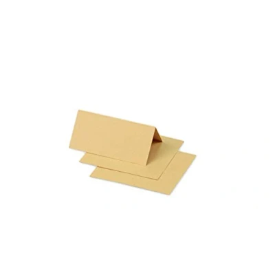 Abbildung von Clairefontaine 75038C Packung mit 25 Tischaufsteller Pollen, 85x80 mm, gefaltet, karamel