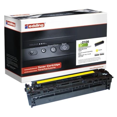 Abbildung von edding Toner EDD 2106 gelb kompatibel zu HP 131A (CF212A)