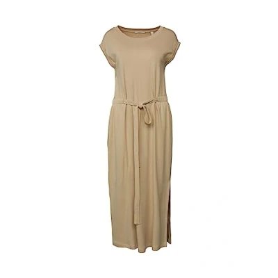 Abbildung von ESPRIT Damen 043EE1E320 Kleid, 285/SAND, XS