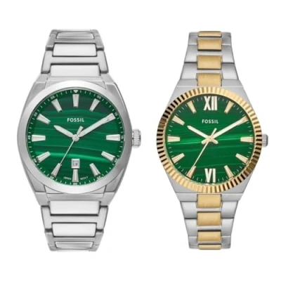 Abbildung von Fossil Scarlette Watch für Damen, 38mm Quarz Dreizeiger Datumswerk mit Edelstahlarmband