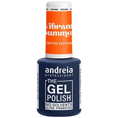 Abbildung von Andreia Professioneller Gel Nagellack, lösungsmittelfreies Gel, limitierte Kollektion, VS3, Neonorange