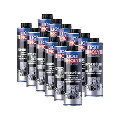 Abbildung von 12x LIQUI MOLY 2427 Pro Line Motorspülung MotorReiniger Öl Additiv 500ml