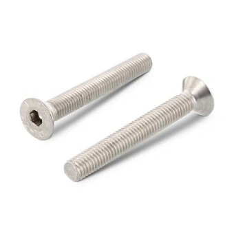 Abbildung von Senkschrauben mit Innensechskant und Vollgewinde ISO 10642 A2 070 M5X45 (200 Stück)