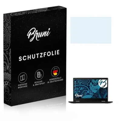 Abbildung von Bruni Schutzfolie kompatibel mit Lenovo ThinkPad X390 Yoga Folie, glasklare Displayschutzfolie (2X)