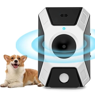 Abbildung von EMS Verbesserung gegen Bellen für Hunde,Ultraschall Hunde, Antibell, automatisches Anti Bell Gerät, Hunde mit 3 Modi
