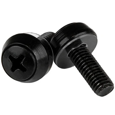 Abbildung von StarTech.com M6 x 12mm Montageschrauben 50er Pack Schrauben für Server Rack und Serverschrank