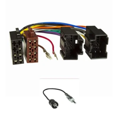 Abbildung von tomzz Audio 7006 004 Radio Anschluss Montage Set kompatibel mit Chevrolet Aveo Captiva Epica Opel GT Hummer H2 auf 16pol ISO Norm