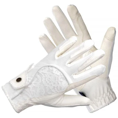 Abbildung von Damen Reithandschuhe EQUESTRIAN QUEEN Rantau schwarz/dunkelblau/weiß