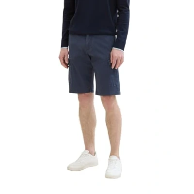 Abbildung von TOM Tailor Shorts, Herren, Größe: 29, Navy structure print