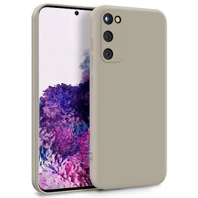 Abbildung von MyGadget Hülle für Samsung Galaxy S20 FE Zweilagige Handyhülle mit Kameraschutz Cover Innenfutter &amp; Silikon außen Grau