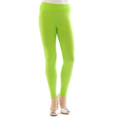 Abbildung von YESET Leggings Damen lang Hose Gamaschen HELLGRÜN S 34