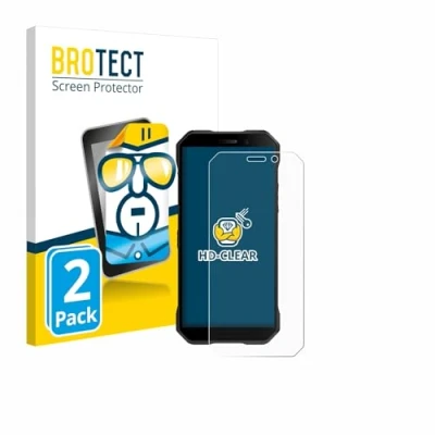 Abbildung von BROTECT (2 Stück Schutzfolie für Doogee S61 Pro Displayschutz Folie Ultra Klar