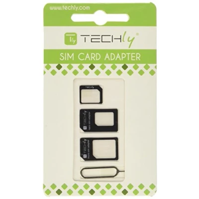 Abbildung von Techly SIM card adapter, SIM, nano Micro (301535)
